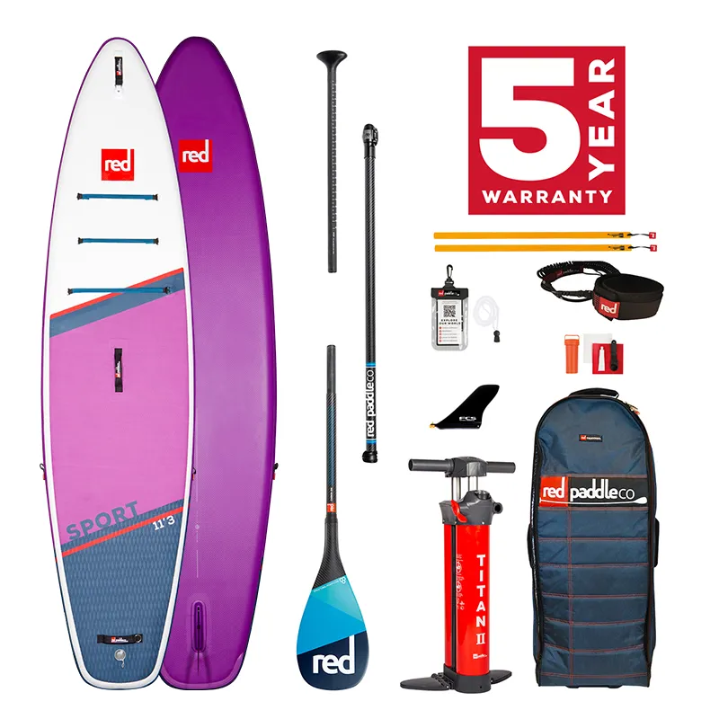 2021 Red Paddle Co Sport 11 3 Purple Complete Package - Free Shipping